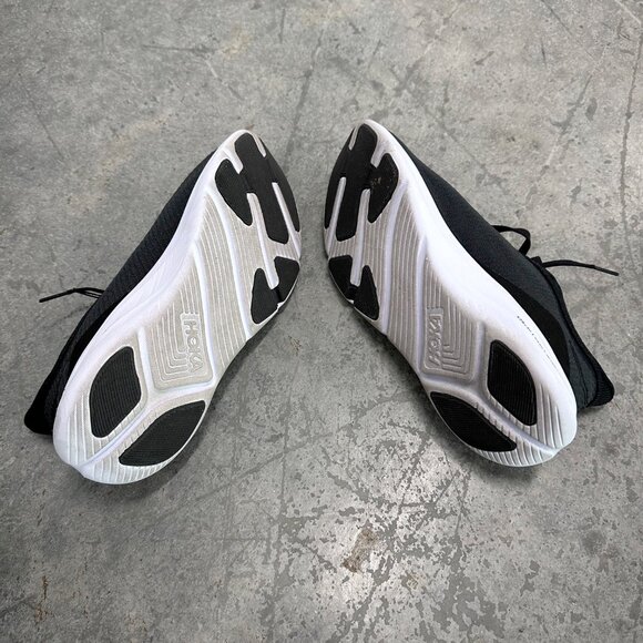 USED ONCE! Black and White Women's HOKA Solimar Running Shoes Size 7B - Picture 4 of 4